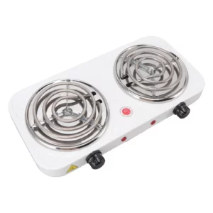 Electric Countertop Stove 2000W 2 Burner Overheat Protection Portable Cooking Stove Hot Plate US Plug 110V for Home RV - Image 4