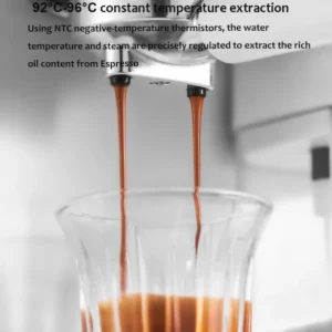 220V Italian Pump Espresso Coffee Machine Home Use Automatic Milk Foam Frothing Coffee Maker - Image 3