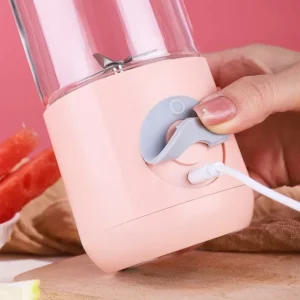 1Pcs Juice Extractor Juice Cup Portable Rechargeable Small Juice Cup Home And Outdoor Multifunctional Juice Mixing Kitchen Tool - Image 4