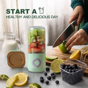 1Pcs Juice Extractor Juice Cup Portable Rechargeable Small Juice Cup Home And Outdoor Multifunctional Juice Mixing Kitchen Tool - Image 7