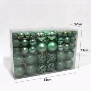 100pcs Christmas Decor Baubles Tree Xmas Balls Party Wedding Ornament Party Supplies Xmas Ornament Ball Xmas Baubles - Image 6