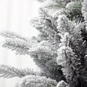 Snow White Christmas Tree 120-240cm PE+PVC Mixed Encrypted Branches for Party Home Garden Shop Mall Decor - Image 5