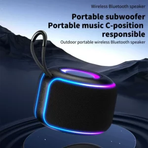 Sooyn Choice Portable Wireless Audio Speaker Black/Purple/Red Waterproof Output Power 8W C5 LZ-B7 - Image 2