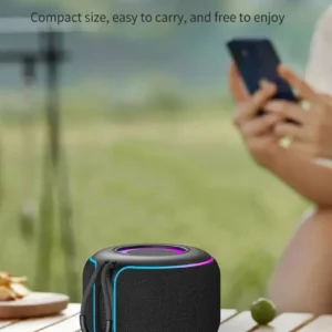 Sooyn Choice Portable Wireless Audio Speaker Black/Purple/Red Waterproof Output Power 8W C5 LZ-B7 - Image 3