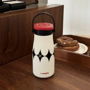 Large Capacity Stainless Steel Straw Cup Ceramic Inner Pot Insulated Cup Coffee Cup Portable Sports New Kettle for Outdoor Use - Image 5