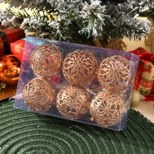 6Pcs 6CM Christmas Balls Decorations Christmas Tree Ornaments Ball Hanging Pendants Home Party Decor 2026 New Year Navidad Decor - Image 6