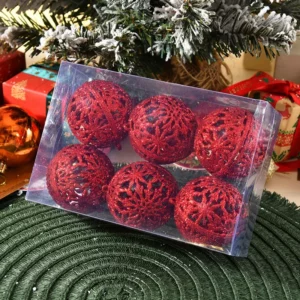 6Pcs 6CM Christmas Balls Decorations Christmas Tree Ornaments Ball Hanging Pendants Home Party Decor 2026 New Year Navidad Decor - Image 4