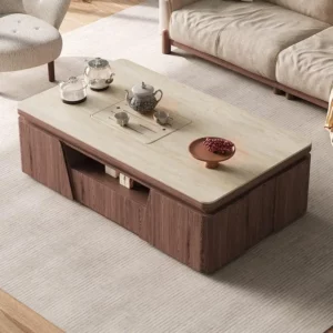 Modern Home Coffee Tables Storage Shelf Table Basse Table Sturdy Frame Easy Suitable Mesa De Centro Sala Living Room Furniture - Image 1