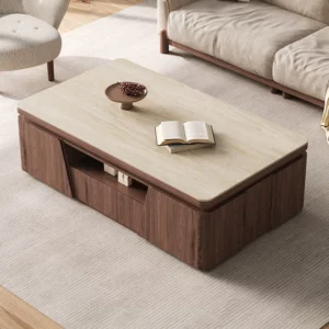 Modern Home Coffee Tables Storage Shelf Table Basse Table Sturdy Frame Easy Suitable Mesa De Centro Sala Living Room Furniture - Image 6