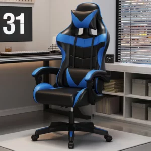 Professional Gaming Chair for PC with Adjustable Headrest and Lumbar Support, Suitable for Home and Internet Cafe - Image 4