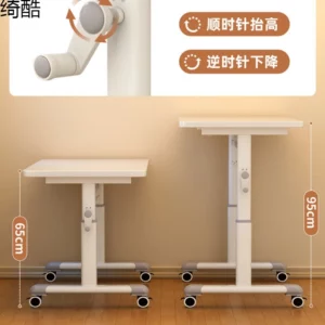 Computer Desk Removable Hand Lift Table Bedroom Bedside Table Student Home Study Desk Simple Office - Image 2
