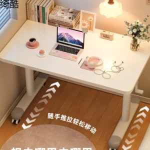Computer Desk Removable Hand Lift Table Bedroom Bedside Table Student Home Study Desk Simple Office - Image 3