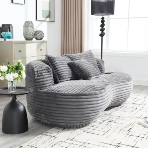 OEM/ODM Compression Sealed Vacuum Package Living Room Bedroom Memory Foam Lazy Sofa Bean Bag Couch - Image 5