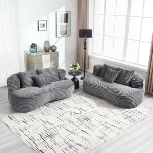 OEM/ODM Compression Sealed Vacuum Package Living Room Bedroom Memory Foam Lazy Sofa Bean Bag Couch - Image 6