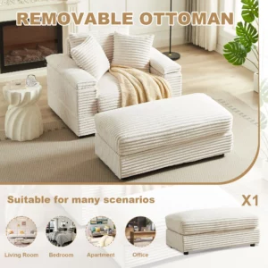 For Modern Oversized White Indoor Living Room Sectional Couch Set Recliner Mechanism Chaise Lounge Designer Sofa Chair - Image 5