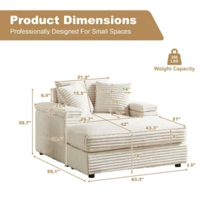 For Modern Oversized White Indoor Living Room Sectional Couch Set Recliner Mechanism Chaise Lounge Designer Sofa Chair - Image 6
