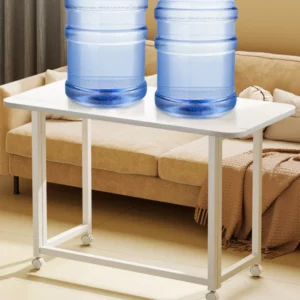 Adjustable Height Folding Desk Computer Table Household Bedroom Bedside Writing Workbench Portable Mobile Office Desk - Image 5
