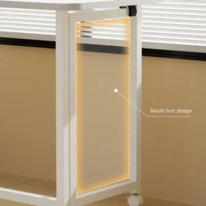 Adjustable Height Folding Desk Computer Table Household Bedroom Bedside Writing Workbench Portable Mobile Office Desk - Image 6