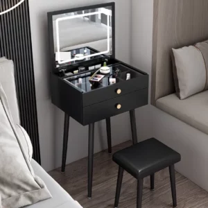 Dresser Mirror ,Folding ,Multi-functional Table Integrated ,Modern Simple Flip Top Makeup Desk Vestidores ,Home Furniture - Image 3