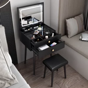 Dresser Mirror ,Folding ,Multi-functional Table Integrated ,Modern Simple Flip Top Makeup Desk Vestidores ,Home Furniture - Image 4