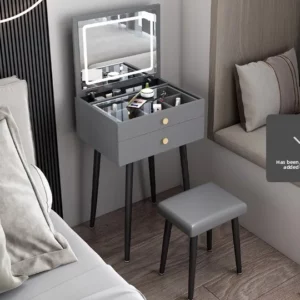 Dresser Mirror ,Folding ,Multi-functional Table Integrated ,Modern Simple Flip Top Makeup Desk Vestidores ,Home Furniture - Image 7