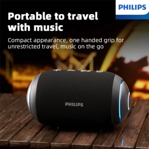 Philips TAS3209 Portable Wireless Speaker W/ Colorful Lighting 1800mAh Battery Life Wonderful Sound Music for Outdoor Camping - Image 5