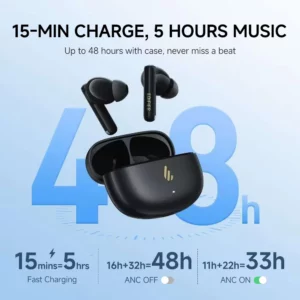 Edifier X5 Pro Active Noise Cancelling TWS Bluetooth Earphones Wireless Earbuds IP55 Waterproof Gaming Mode Fast Charging - Image 5
