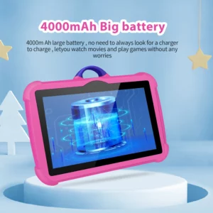 New Cartoon Pattern Kids Tablet 7 Inch Quad Core 4GB RAM 64GB ROM Android Learning Education Games Tablets Children's Gifts - Image 4