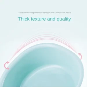 CHAHUA Antibacterial Wash Basin Thickened Plastic Portable Durable Student Babies Wash Basin Cleaning Tool Household Supplies - Image 4