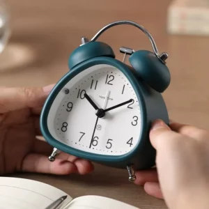 Classic Nordic Creative Desk Clock Simple Children Alarm Clock Desktop Bed Student Desk Table Clock - Image 2
