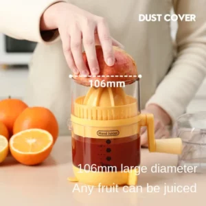 Small 2 In 1 Manual Juicer With Handle Press Reusable Hand Juicer Squeezer With Lid Juice Machine Kitchen Gadgets - Image 5