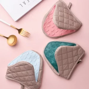 1PC Kitchen Anti-Scald Oven Gloves Multifunctional Fish-Shaped Silicone Gloves Tray Cutlery Rack Oven Gloves - Image 3