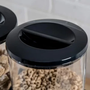 Easy Installation Food Jar Food Container Bpa-free Capacity Dry Food Dispenser Transparent Storage Jar for Cereal Candy Easy - Image 4