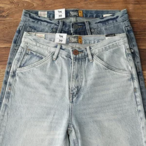 Spring New American Retro Heavyweight Twill Denim Jeans Men's Fashion 95% Cotton Washed Old Loose Straight Youth Casual Pants - Image 2