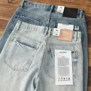 Spring New American Retro Heavyweight Twill Denim Jeans Men's Fashion 95% Cotton Washed Old Loose Straight Youth Casual Pants - Image 3