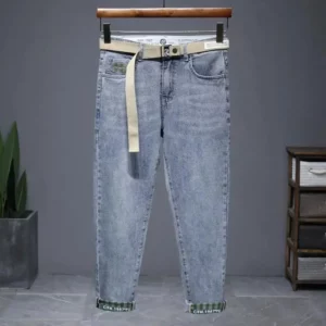 Fashion High Quality Men's Jeans Autumn New Casual Denim Stretch Menswear Korean Streetwear Luxury Cowboy Boyfriend Pencil Pants - Image 6