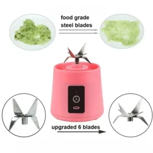 Mini Portable USB Juicer Blender Electric Juicer Mixer Quick Juicing Fruit Milkshake Outdoor Kitchen Tools - Image 3