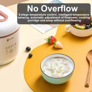 0.8L Rice Cooker Multifunctional Mini Electric Cooker Portable 220V Household Kitchen Appliance Ror1-2 Persons - Image 5