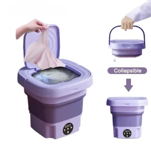 2025 Folding Washing Machine Portable Mini Dehydratable Dormitory Student Socks Underwear Panties Home Appliance Free Shipping - Image 4