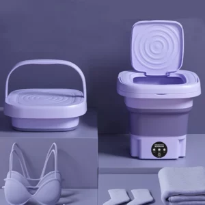 2025 Folding Washing Machine Portable Mini Dehydratable Dormitory Student Socks Underwear Panties Home Appliance Free Shipping - Image 5