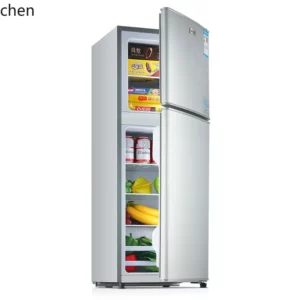 HTTdouble door capacity refrigerator electricity saving rental room dormitory first-class energy efficiency small three door - Image 1