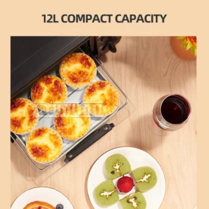 Household 12L Electric Oven Multifunction Desktop Baking Oven Horno Para Pizza Tostadora Pequeno - Image 3