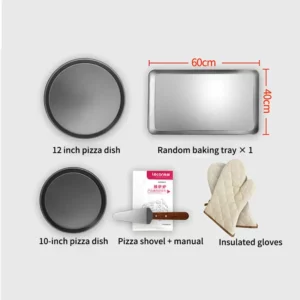 56L*3 Three-layer electric oven Pizza oven Bake electric bakery oven Commercial large food oven Multi-function oven 220v/380v - Image 3