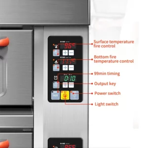 56L*3 Three-layer electric oven Pizza oven Bake electric bakery oven Commercial large food oven Multi-function oven 220v/380v - Image 5