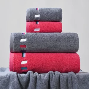 100% Cotton Large Bath Towel Adult Bath Towel Sweat Absorbent Bath Towel Colorful Bath Towel Set Large Size Bath Towel - Image 3