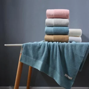 100% Cotton Bath Towel Large Bath Towel Soft Sweat Absorbent Bath Towel Bath Towel Set Full Body Bath Towel Shower Towel - Image 3