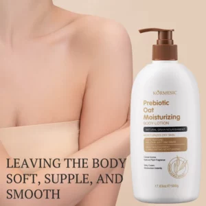 500ml Prebiotic & Oat Body Lotion - Deep Moisturizing Cream for Dry, Sensitive Skin, Soothing Repair - Image 3