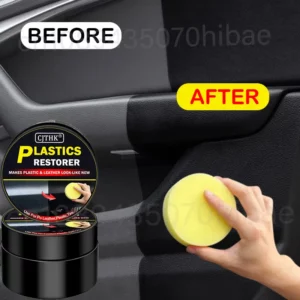 Car Plastic Restorer Back To Black Gloss Car Cleaning Products Plastic Leather Restore Auto Polish And Repair Coating Renovator - Image 5