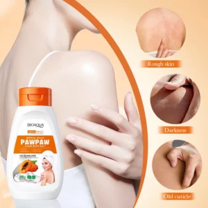 Papaya Vitamin C Whitening Body Scrub Exfoliating Body Dirt Bath Salt - Image 2