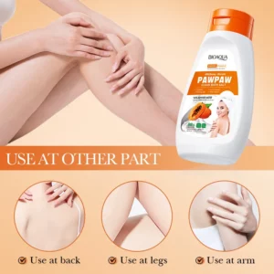 Papaya Vitamin C Whitening Body Scrub Exfoliating Body Dirt Bath Salt - Image 3
